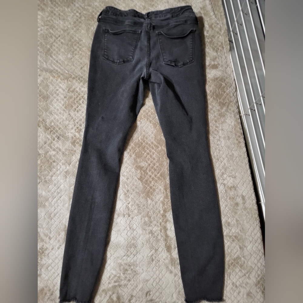 Universal Thread Jeans Black Skinny Distressed Size‎ 8 - Picture 2 of 8
